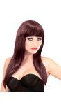 Bruine Pruik Lang Haar