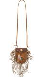 Bruine Schoudertas met Franjes