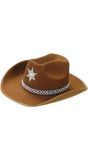 Bruine Sheriff Hoed