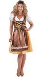 Bruine Tiroler Dirndl Dames