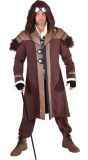 Bruine Viking Mantel Heren