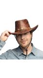 Bruine Western Outlaw Cowboyhoed