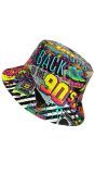 Bucket Hat 90s Retro Dames Heren