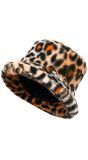 Bucket Hat Tijgerprint Pluche