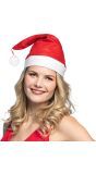 Budget Kerstman Muts Rood Wit