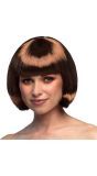Cabaret Boblijn Pruik Bruin