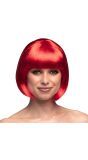 Cabaret Boblijn Pruik Rood