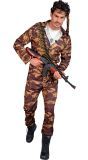 Camouflage Soldaat Kostuum Heren