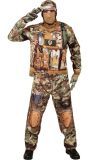Camouflage Soldaat Outfit Heren