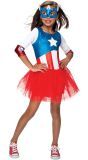 Captain America Jurk Meisjes Marvel
