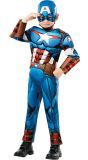 Captain America Kostuum Jongens Deluxe