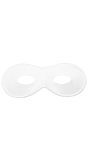 Carnaval Basis Oogmasker Wit