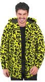 Carnaval Bontjas Geel Panterprint Luipaard Heren