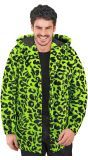 Carnaval Bontjas Groen Panterprint Luipaard Heren