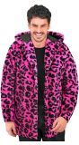 Carnaval Bontjas Roze Panter Luipaard Heren