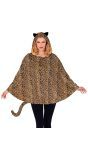 Carnaval Luipaard Poncho
