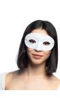 Carnaval Oogmasker Basis Wit