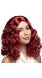 Celeste Zeemeermin Pruik Rood