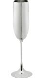Champagneglas Zilver Plastic