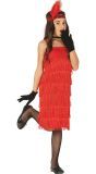 Charleston Jurk Meisje Rood
