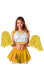 Cheerleader Pom Poms Geel