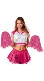 Cheerleader Pom Poms Roze