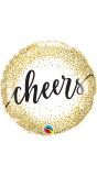 Cheers Feestelijke Folieballon Goud