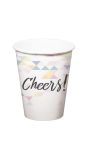 Cheers Parelmoer Wegwerp Bekers