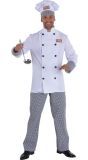 Chef Kostuum Heren Wit
