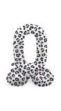 Cijfer 0 Pastel Panter Kleine Staande Folieballon