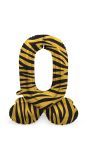 Cijfer 0 Tiger Chic Staande Folieballon