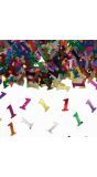 Cijfer 1 Tafeldecoratie Sierconfetti Verjaardag