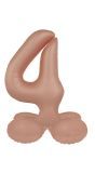 Cijfer 4 Folieballon Staand Vintage Roze 72 cm