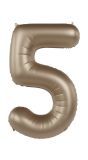 Cijfer 5 Folieballon Goud 86 cm