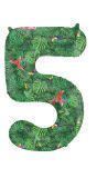 Cijfer 5 Jungle Folieballon