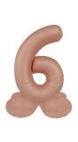 Cijfer 6 Folieballon Staand Vintage Roze 72 cm