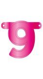Cijfer 9 Banner Magenta