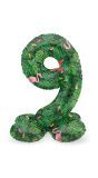 Cijfer 9 Jungle Staande Folieballon