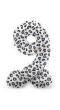 Cijfer 9 Pastel Panter Staande Folieballon