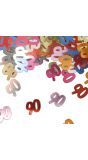 Cijfer 90 Tafeldecoratie Sierconfetti Verjaardag