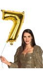 Cijferballon 7 Goud