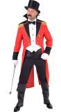 Circusdirecteur Outfit Rood Heren