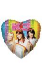 Classic K3 Kinderfeestje Hartvormige Folieballon