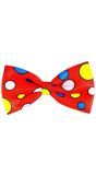 Clown Rode Stippen Vlinderstrik