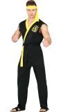 Cobra Kai Slangen Vechter Karate Kostuum Man