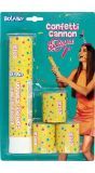 Confettikanon Gekleurd met 3 Navullingen