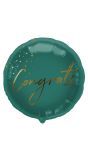Congrats Verjaardag Folieballon Groen