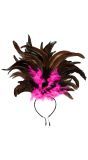 Copacabana Haarband Roze Veren