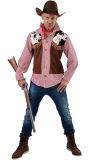 Cowboy Blouse met Vest Man