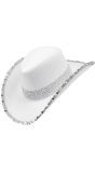 Cowgirl Hoed Wit Dames Heren